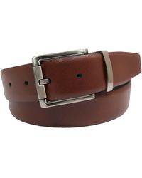 Boconi - Reversible Saffiano Leather Belt - Lyst