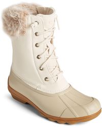 sperry fur lined boots