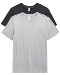 90 Degrees - 2-Pack Supersoft Everyday Crewneck T-Shirts - Lyst