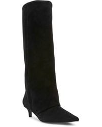 Steve Madden - Luca Kitten Heel Knee High Boot - Lyst