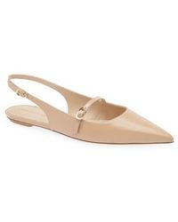 Stuart Weitzman - Emilia Mary Jane Slingback Flat - Lyst