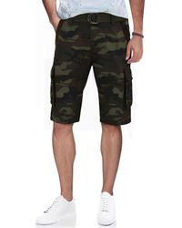 Xray Jeans - Belted Cotton Twill Cargo Shorts - Lyst