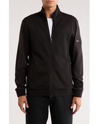 Bugatchi - Stretch Knit Full Zip Jacket - Lyst
