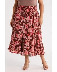 DR2 by Daniel Rainn - Smocked Waist Skirt - Lyst