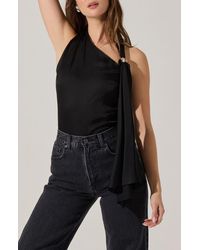 Astr - Alyx Satin Halter Top - Lyst