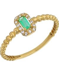Bony Levy - El Mar Ruby & Diamond Stackable Ring - Lyst