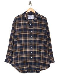 Frank & Eileen - Shirley Plaid Oversize Button-Up Shirt - Lyst