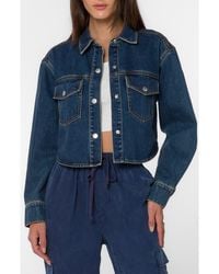 Velvet Heart - Dayle Crop Denim Jacket - Lyst