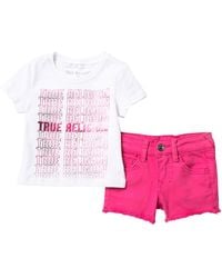 true religion girl shorts