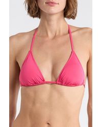 Roxy - Classic Triangle Bikini Top - Lyst