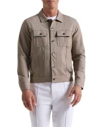 Bugatchi - Knit Trucker Jacket - Lyst