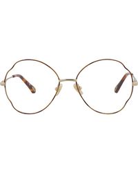 Chloé - Core 53Mm Round Optical Glasses - Lyst