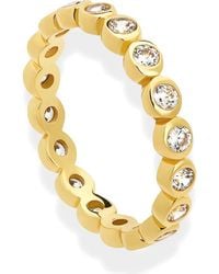 MOD AND JO - Nina Round Bezel Eternity Ring - Lyst