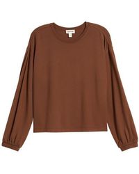 Open Edit - Crewneck Lounge Top - Lyst