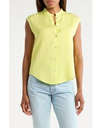 FRNCH - Athea Sleeveless Button-Up Top - Lyst