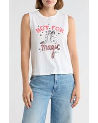 Mother - The Strong & Silent Type Graphic Muscle T-Shirt - Lyst