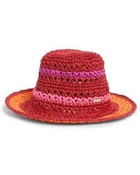 Steve Madden - Carly Striped Crochet Bucket Hat - Lyst