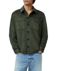 John Varvatos - Mota Regular Fit Faux Suede Shirt Jacket - Lyst