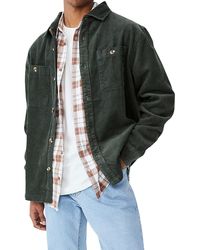 Cotton On Heavy Corduroy Shacket In Khaki At Nordstrom Rack - Multicolor