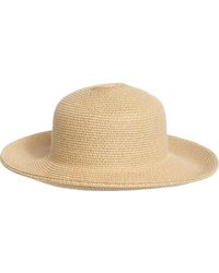 Nine West - Downturn Straw Floppy Hat - Lyst