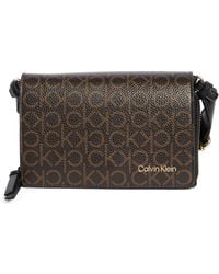 Calvin Klein - Millie Monogram Crossbody Bag - Lyst