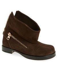 JW Anderson - Biker Foldover Shaft Bootie - Lyst