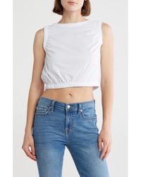 Vigoss - Tie Back Ruched Tank Top - Lyst