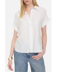 Blu Pepper - Short Sleeve Button-Up Shirt - Lyst