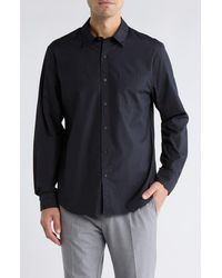 Vince - Poplin Long Sleeve Classic Fit Button-Up Shirt - Lyst