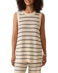 Faherty - Miramar Linen & Organic Cotton Sweater Tank - Lyst