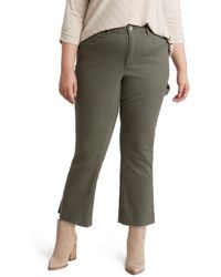 Wit & Wisdom - 'Ab'Solution Skyrise Raw Hem Barely Bootcut Jeans (Nordstrom Exclusive) - Lyst