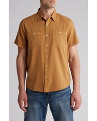 Lucky Brand - Mason Workwear Short Sleeve Button-up Shirt - Lyst