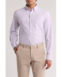David Donahue - Oxford Cotton Button-Down Sport Shirt - Lyst