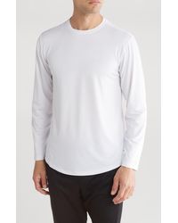 Kenneth Cole - Crewneck Long Sleeve Active T-shirt - Lyst