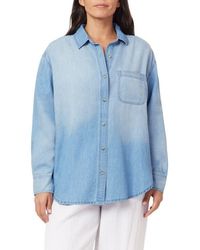 C&C California - Alaina Relaxed Chambray Shirt - Lyst