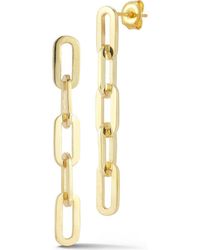Chloe and Madison - 5-Link Chain Linear Drop Earrings - Lyst