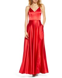 sequin hearts red dress