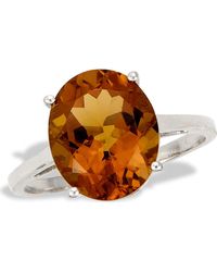 Savvy Cie Jewels - Semiprecious Stone Solitaire Ring - Lyst