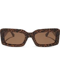 DIFF - Indy 51Mm Polarized Rectangular Sunglasses - Lyst