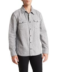 Slate & Stone - Cotton Flannel Shirt Jacket - Lyst