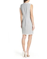 charles henry tie back shift dress