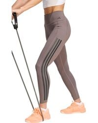 adidas - Optime Workout 3-Stripes Climacool 7/8 Leggings - Lyst