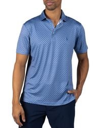 Tailorbyrd - Byrds Print Performance Polo - Lyst