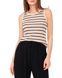 Halogen® - Stripe Rib Tank - Lyst