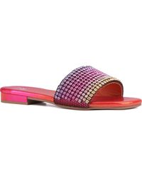 New York & Company - Gracie Rhinestone Slide Sandal - Lyst
