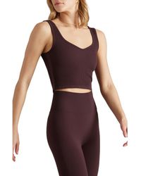 Rhone - Embrace Seamless Rib Crop Top - Lyst