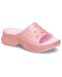 Crocs™ - Bae Glitter Slide Sandal - Lyst