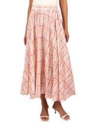 Petal & Pup - Polina Pleated Maxi Skirt - Lyst