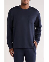 90 Degrees - Oasis Scuba Knit Long Sleeve T-Shirt - Lyst