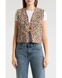 Wishlist - Floral Quilted Vest - Lyst